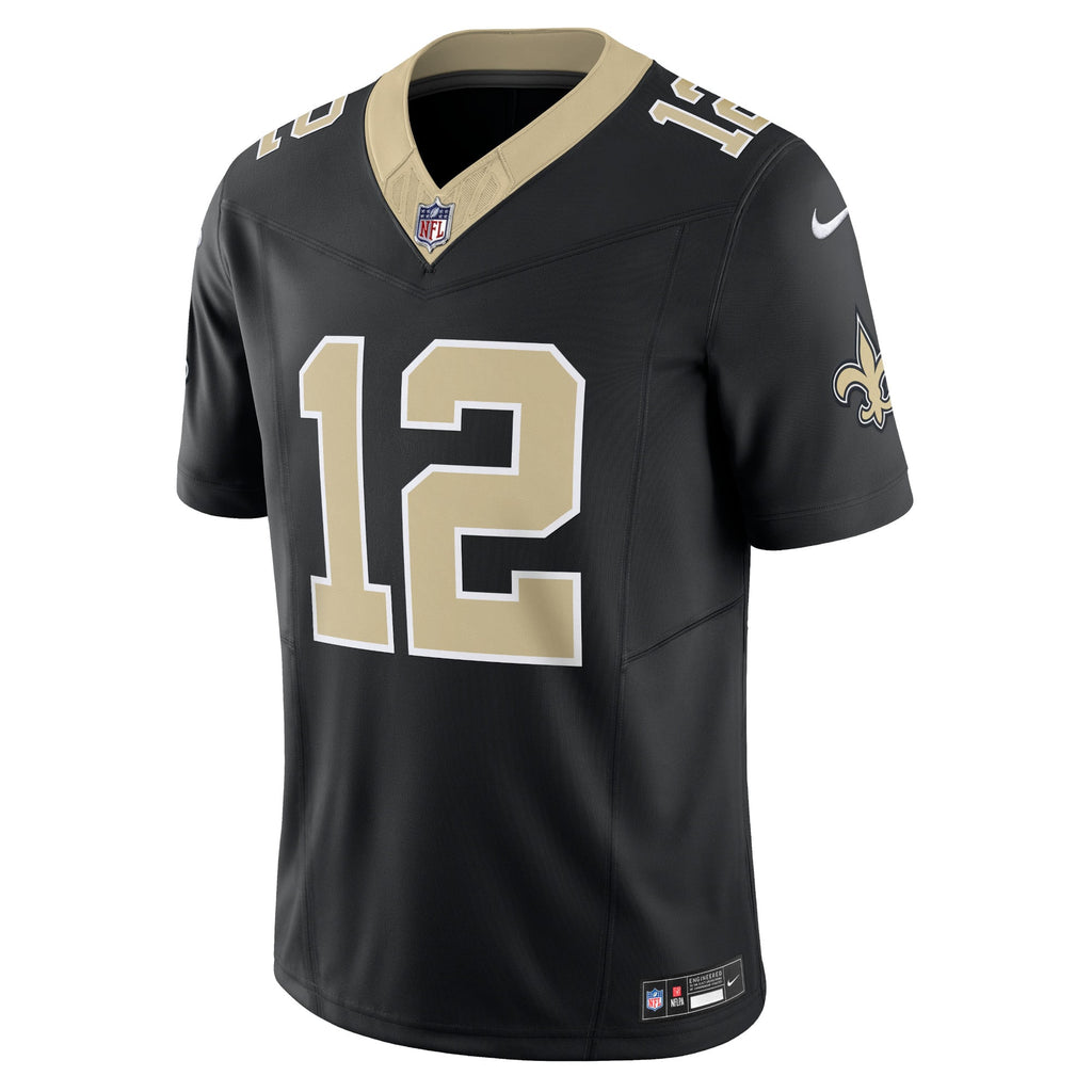 Men's New Orleans Saints Chris Olave Nike Gold Alternate Gameday Golds Alternate Vapor F.U.S.E. Limited Jersey