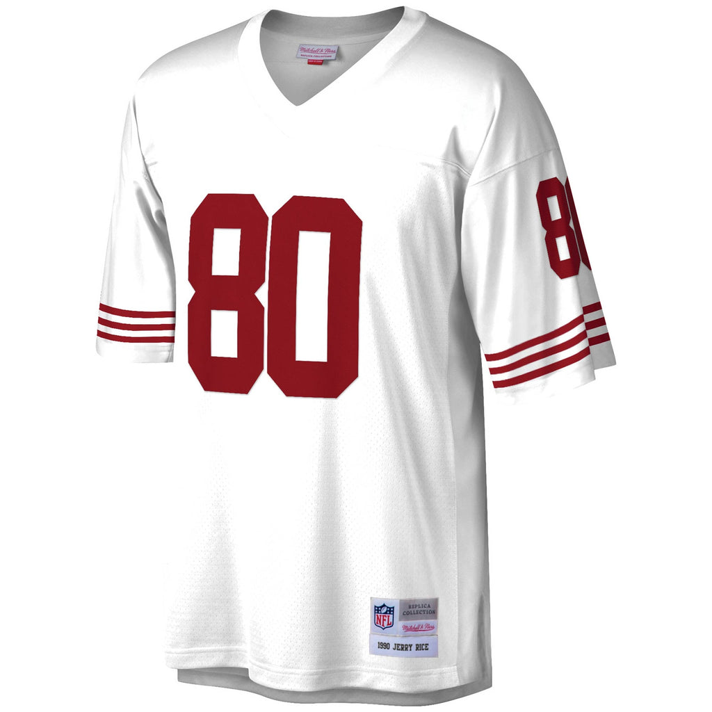 Men's San Francisco 49ers Jerry Rice Mitchell & Ness Scarlet Legacy Replica Jersey