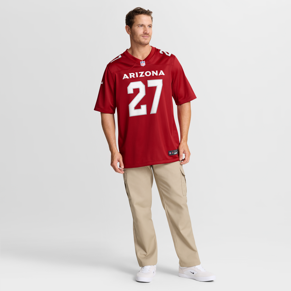 Men's Arizona Cardinals Divaad Wilson Nike  Cardinal Team Game Jersey