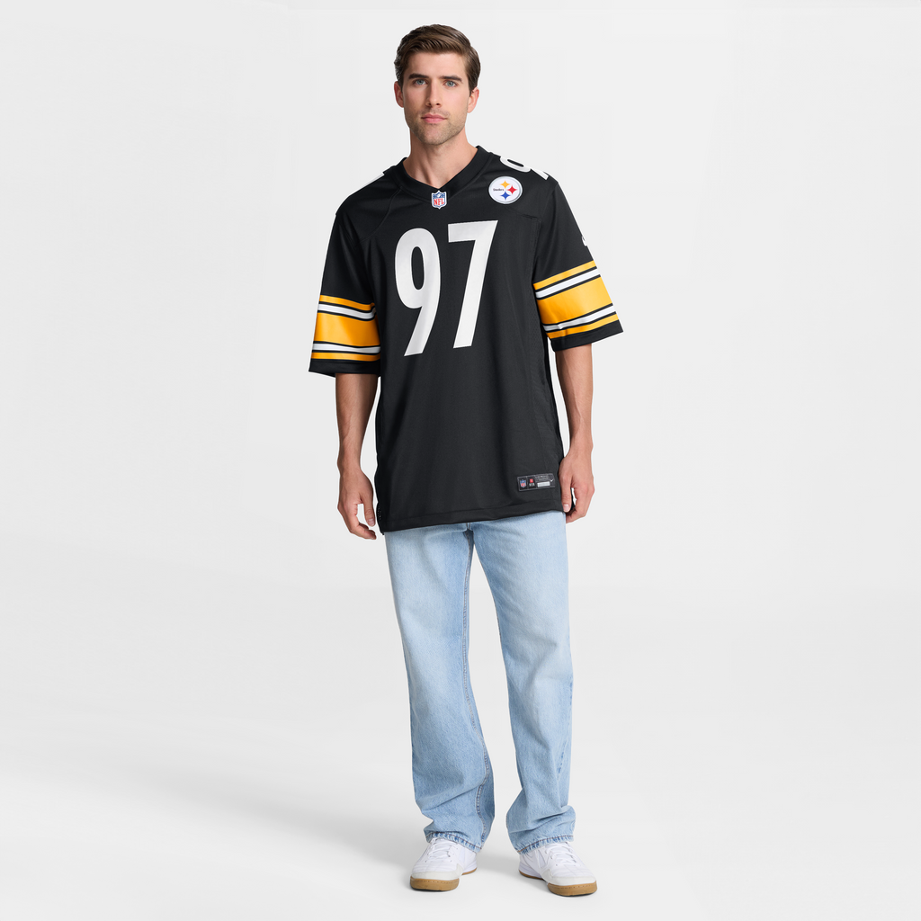 Men's Pittsburgh Steelers Cameron Heyward Nike Black Game Jersey
