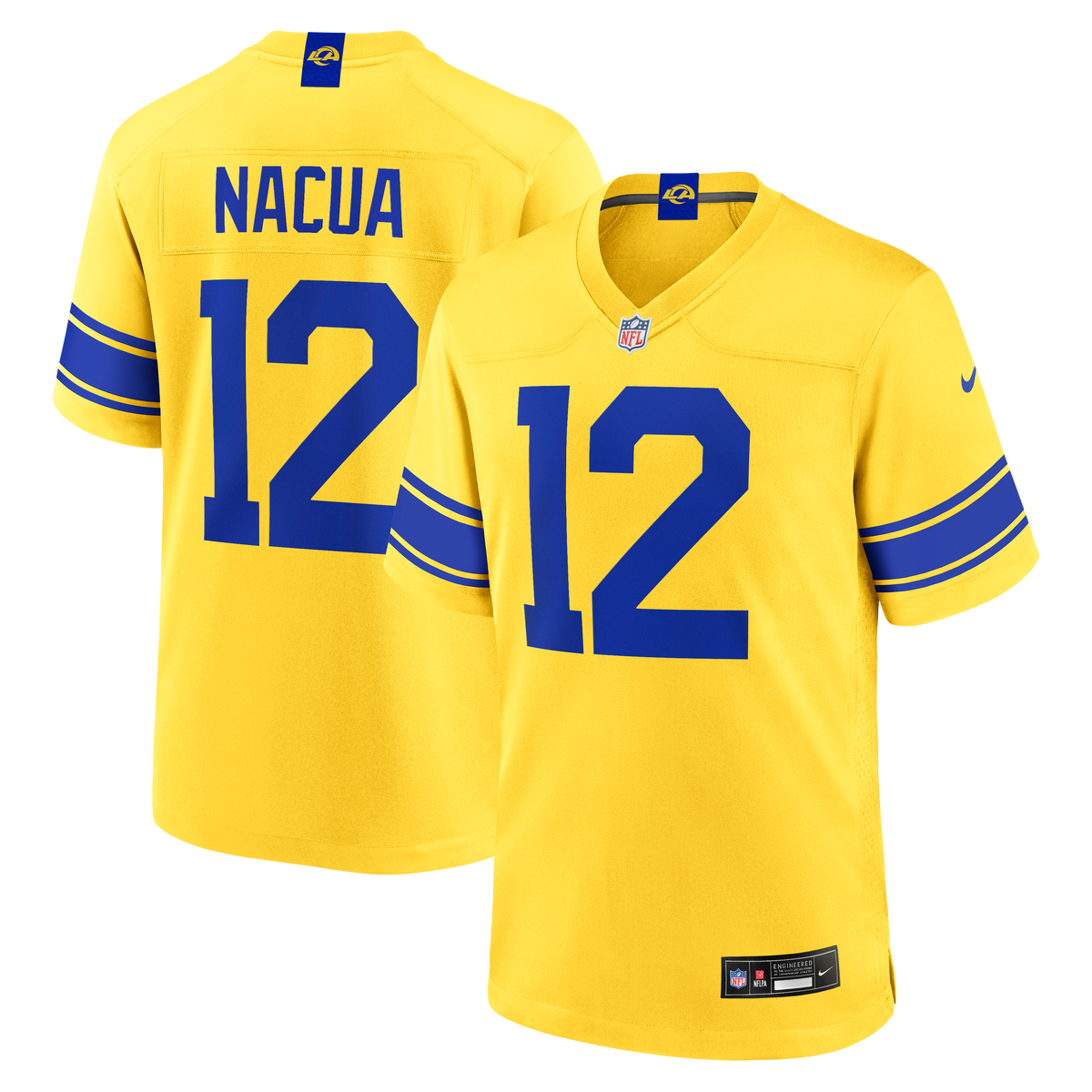 Men's Los Angeles Rams Puka Nacua Nike Royal Team Game Player Jersey
