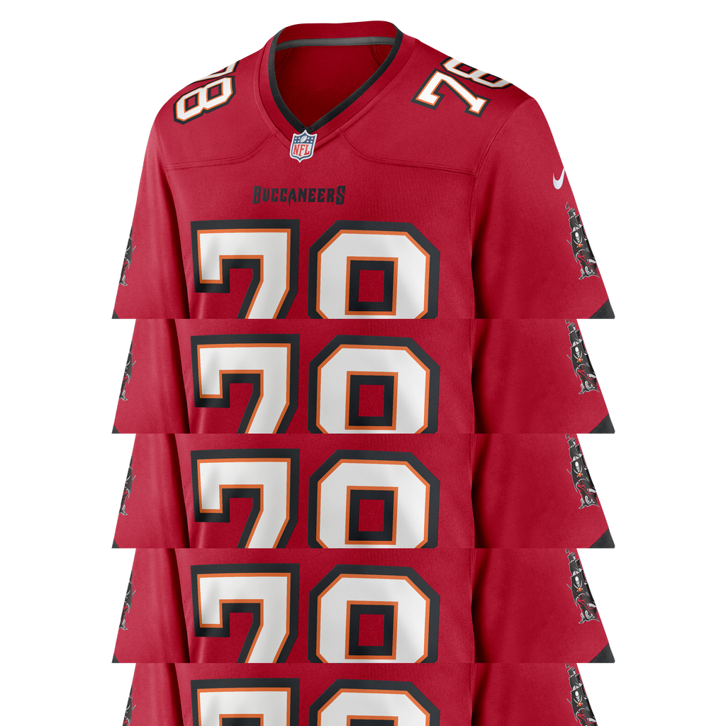 Men's Tampa Bay Buccaneers Tristan Wirfs Nike  Red  Game Jersey