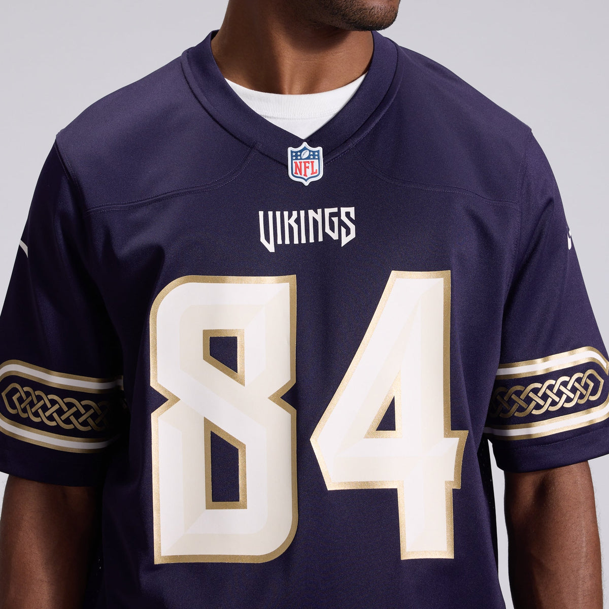 Men's Minnesota Vikings Randy Moss Nike Purple 2026 Rivalries Collection Game Jersey