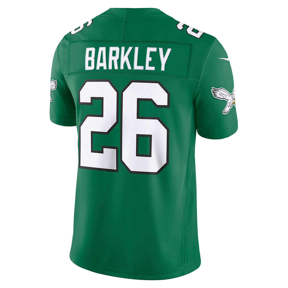 Men's Philadelphia Eagles Saquon Barkley Nike Kelly Green Alternate Vapor F.U.S.E. Stitched Limited Jersey