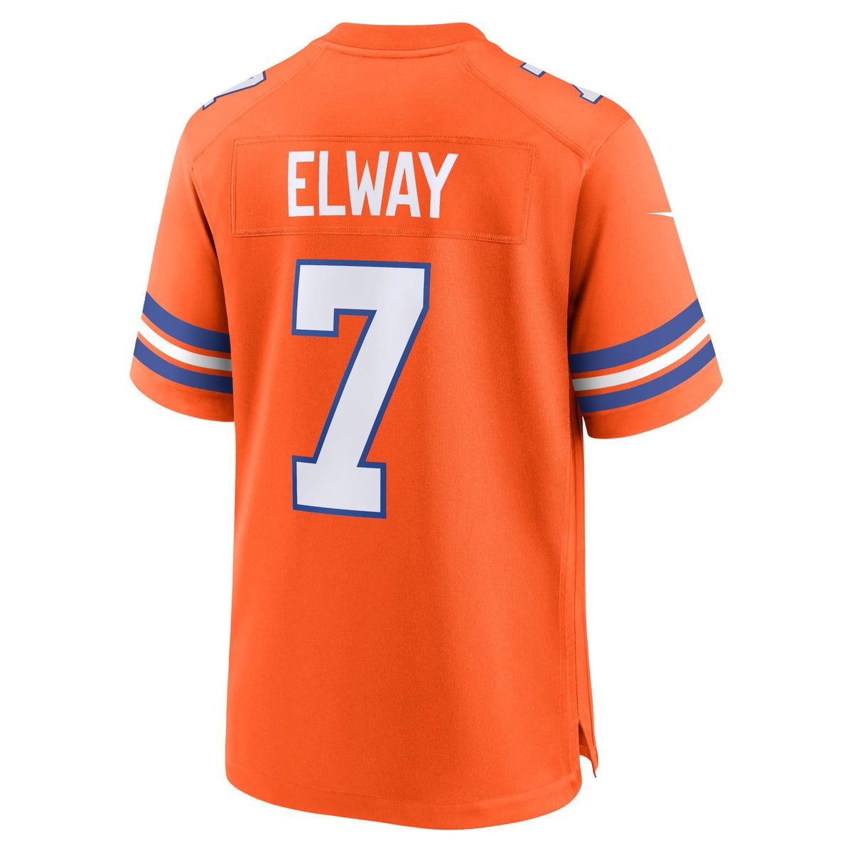 Men's Denver Broncos John Elway Nike Orange Mile High Collection 1977 Throwback Retired Player Game Jersey