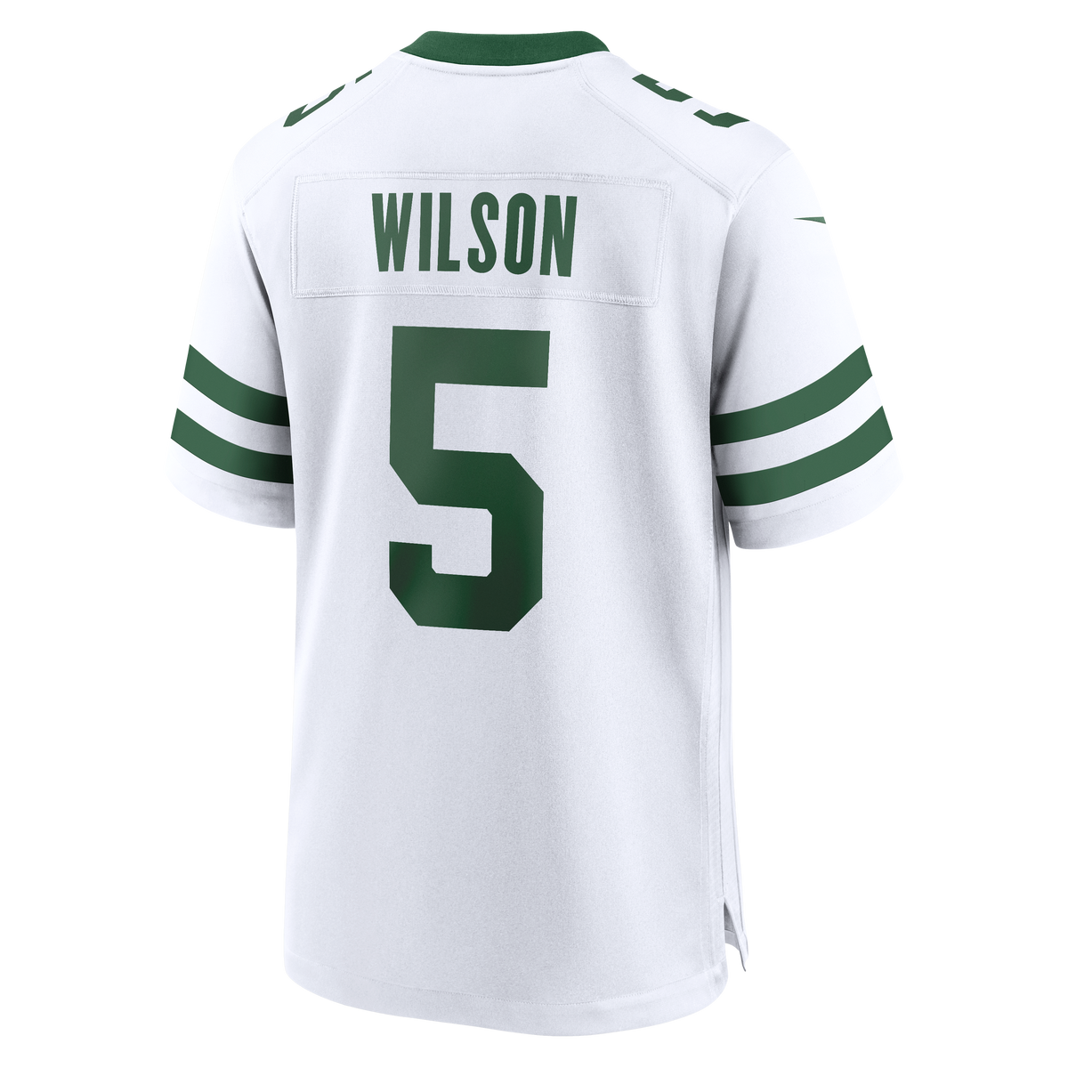 Men's New York Jets Garrett Wilson Nike Legacy Green Game Jersey