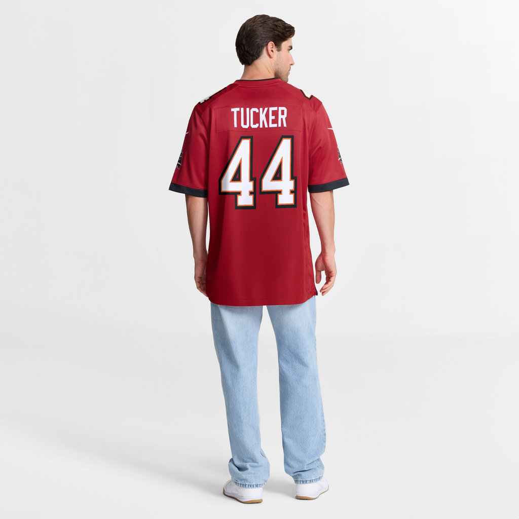 Men's Tampa Bay Buccaneers Sean Tucker Nike  Red  Game Jersey