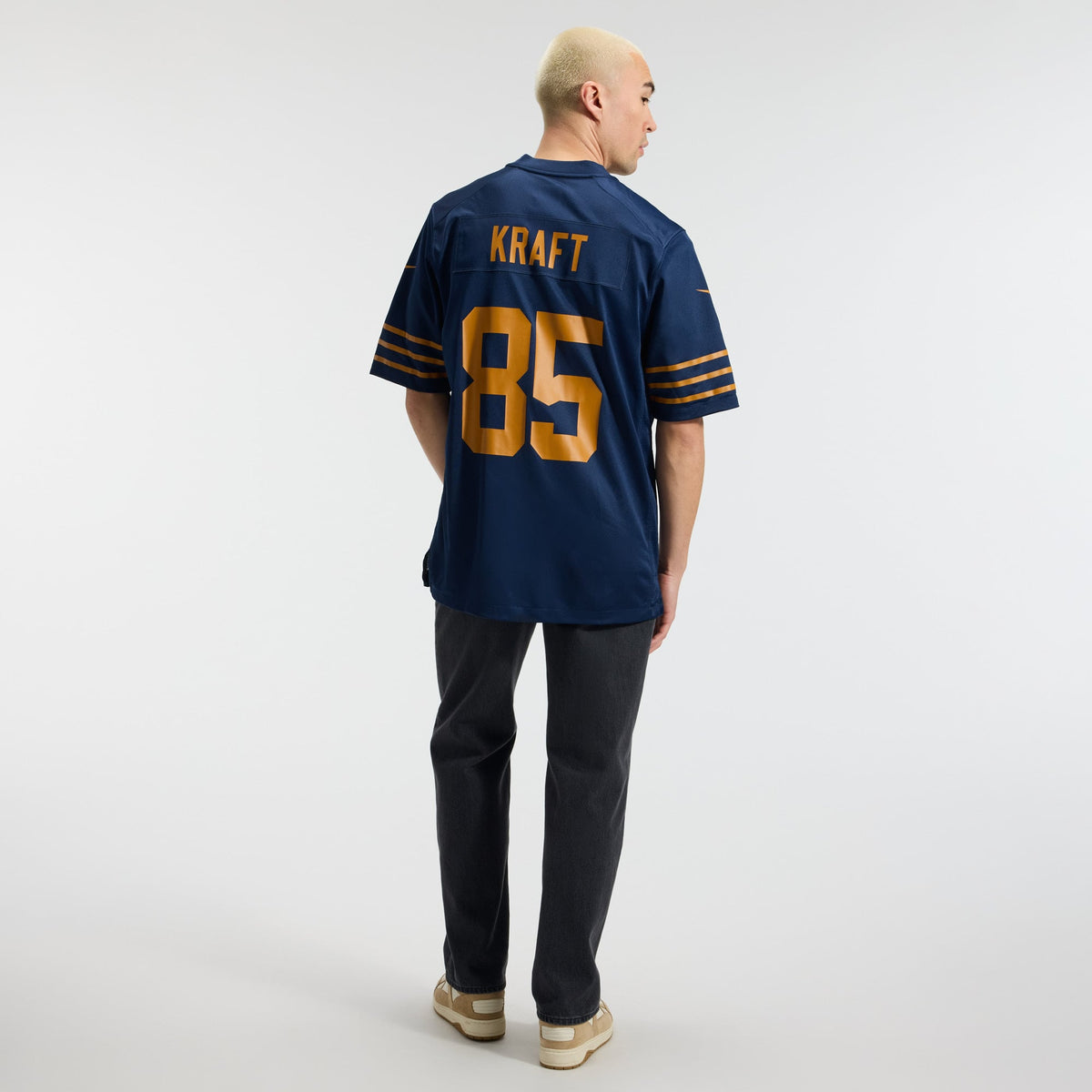Men's Green Bay Packers Tucker Kraft Nike  Navy Alternate  Game Jersey