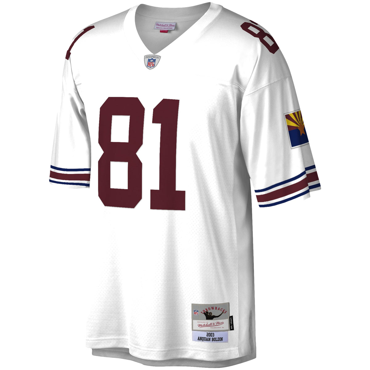 Men's Arizona Cardinals Anquan Boldin Mitchell & Ness Cardinal Legacy Replica Jersey