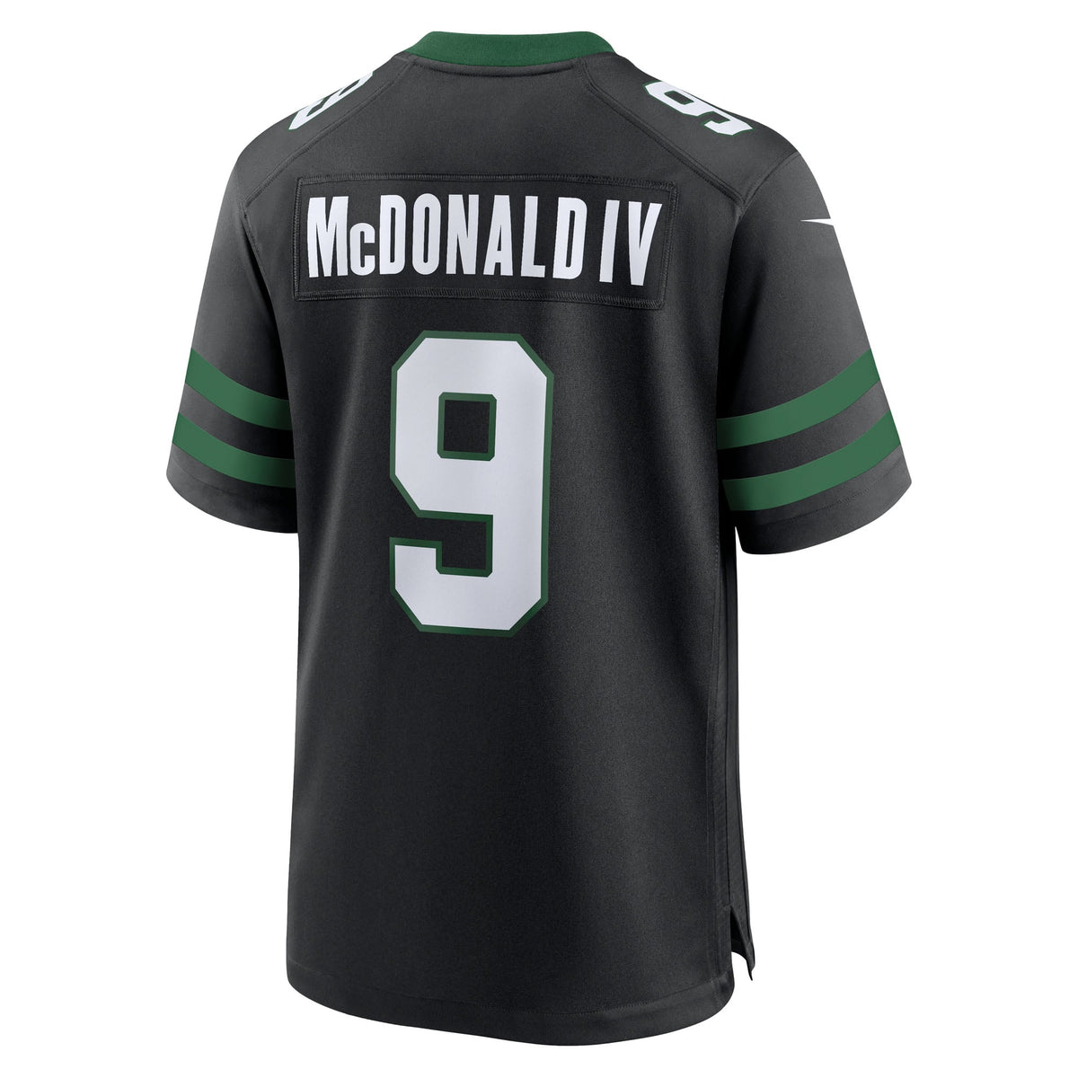 Men's New York Jets Will McDonald IV Nike Legacy Black Alternate Game Jersey