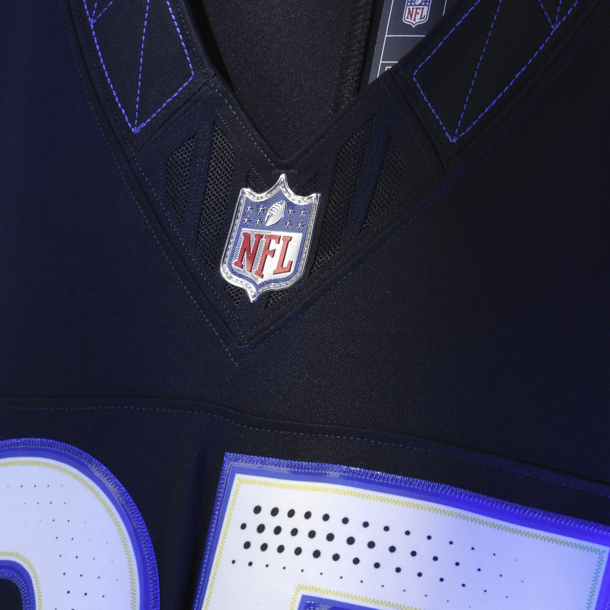 Men's Los Angeles Rams Puka Nacua Nike Dark Blue Rivalries Collection Stitched Limited Jersey