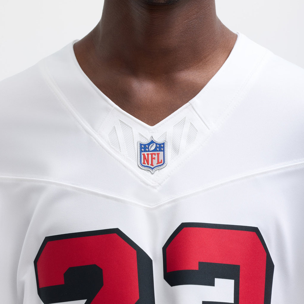 Men's San Francisco 49ers Christian McCaffrey Nike White Vapor F.U.S.E. Limited 2nd Alternate Jersey