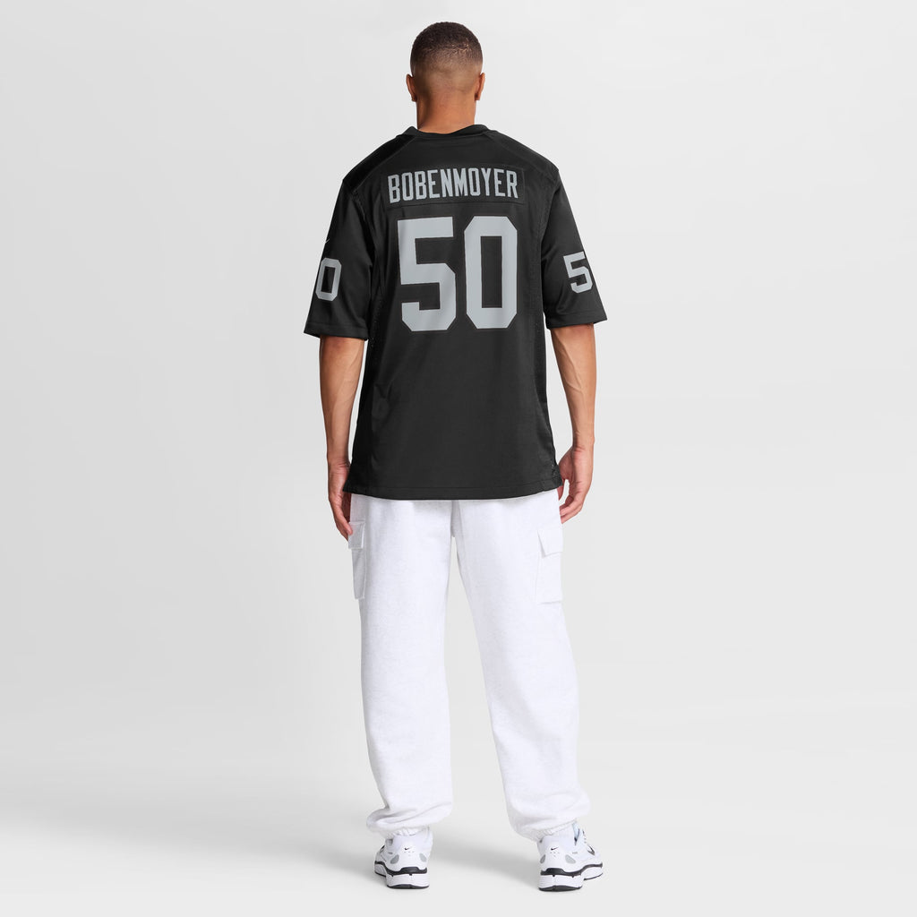 Men's Las Vegas Raiders Jacob Bobenmoyer Nike Black Game Player Jersey