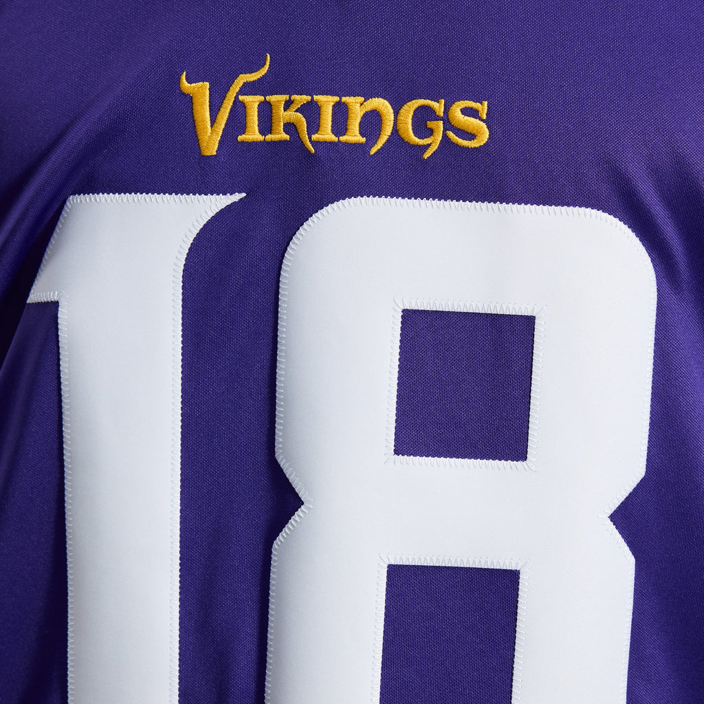 Men's Minnesota Vikings Justin Jefferson Nike White Alternate Vapor F.U.S.E. Stitched Limited Jersey