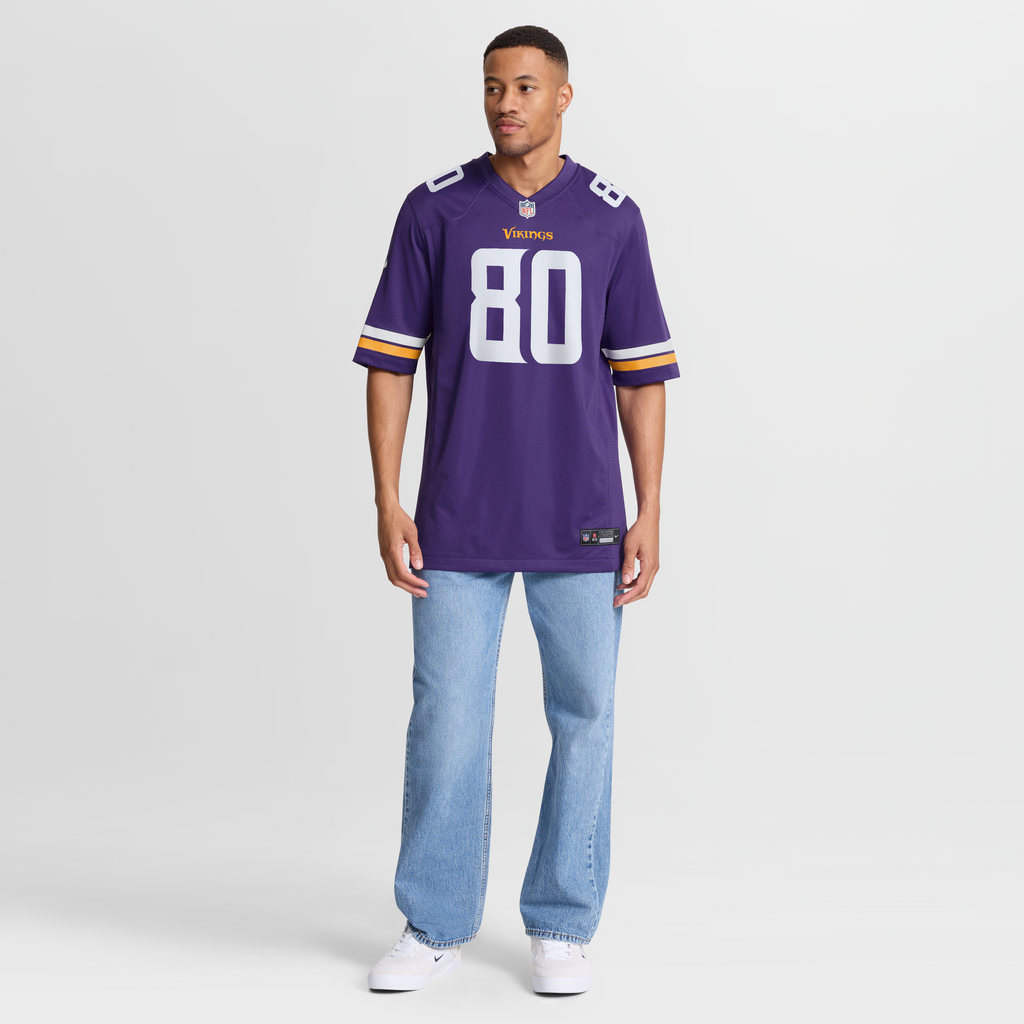 Men's Minnesota Vikings Cris Carter Nike Purple Game Retired Player Jersey