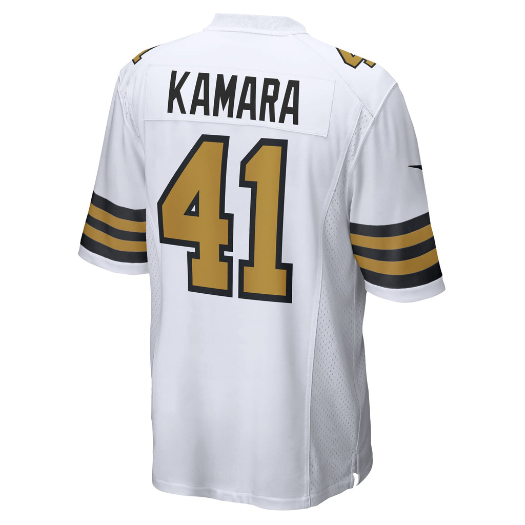 Men's New Orleans Saints Alvin Kamara Nike Black Game Jersey