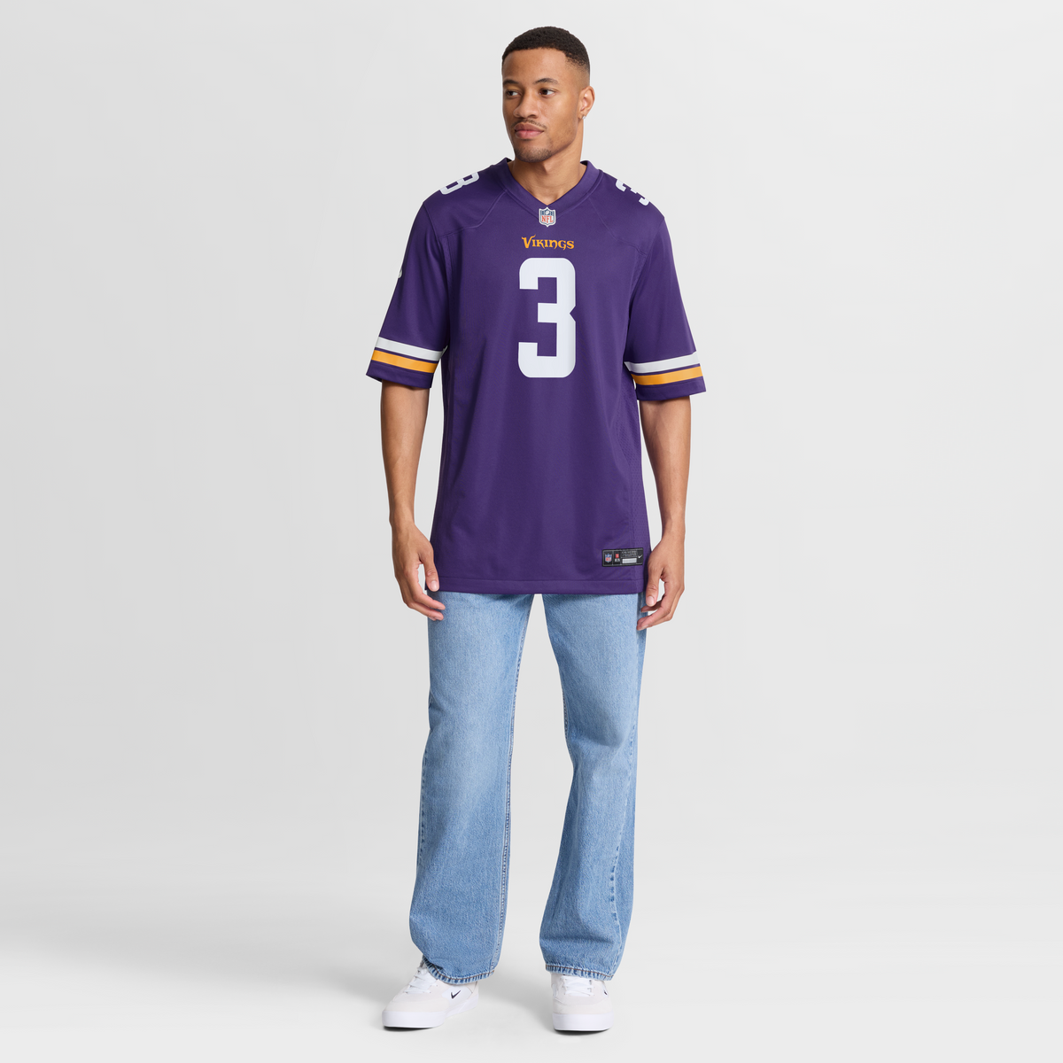 Men's Minnesota Vikings Jordan Addison Nike Purple  Game Jersey