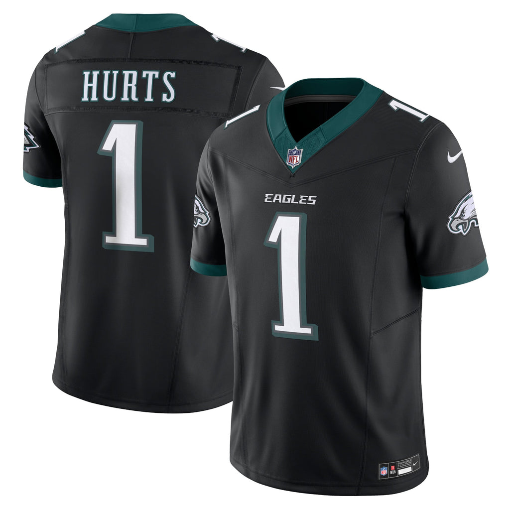Men's Philadelphia Eagles Jalen Hurts Nike Black Alternate Vapor F.U.S.E. Limited Jersey