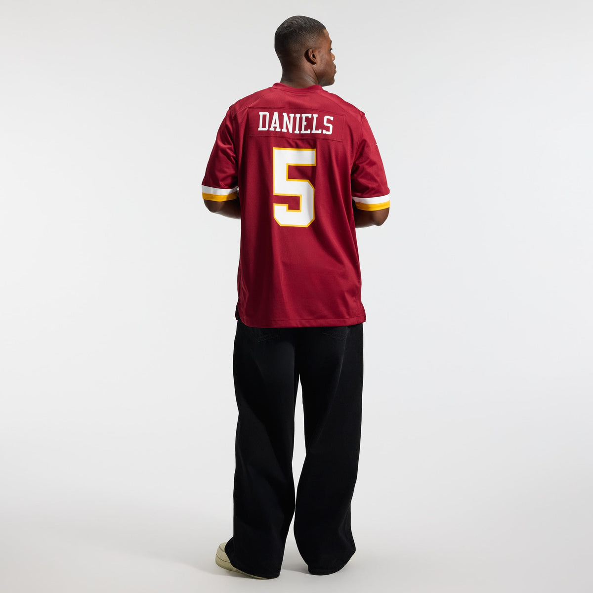 Men's Washington Commanders Jayden Daniels Nike Burgundy Game Jersey
