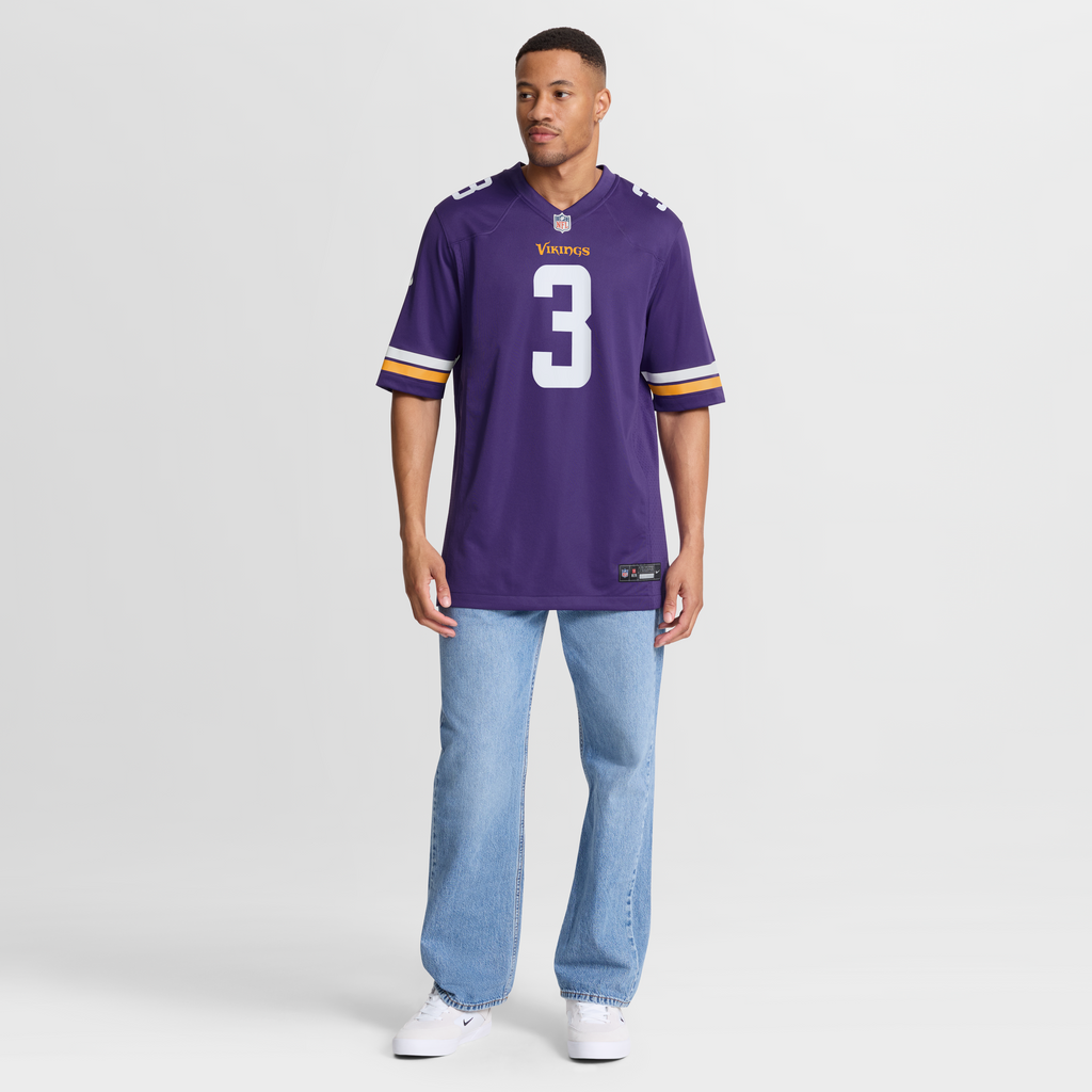 Men's Minnesota Vikings Jordan Addison Nike Purple  Game Jersey
