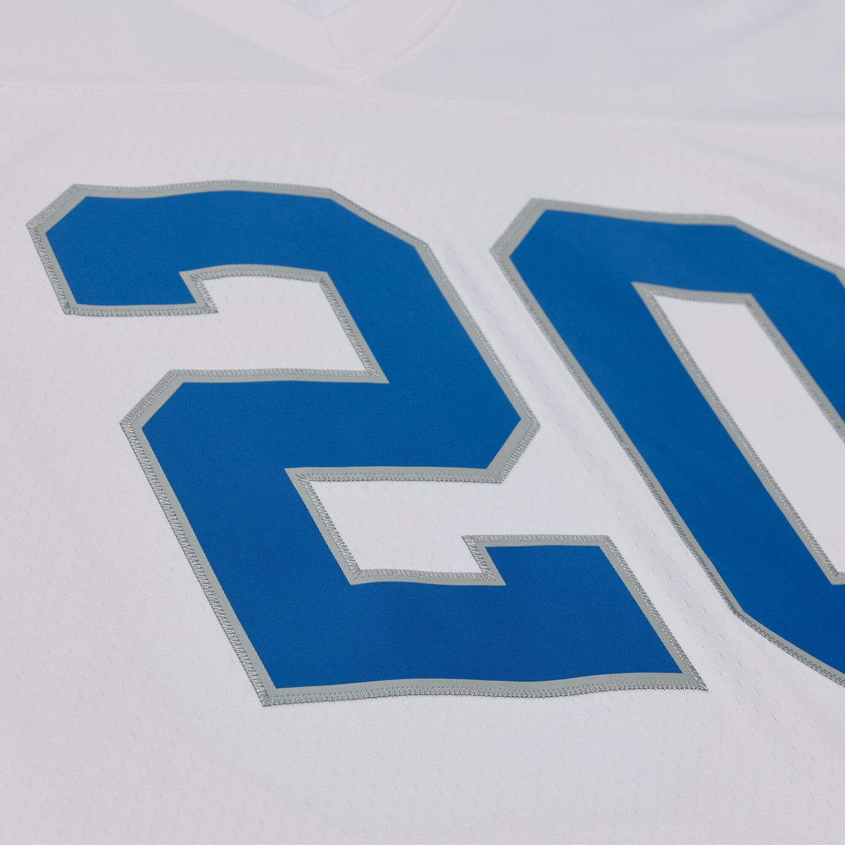 Men's Detroit Lions Barry Sanders Mitchell & Ness White 1989 Legacy Replica Player Jersey