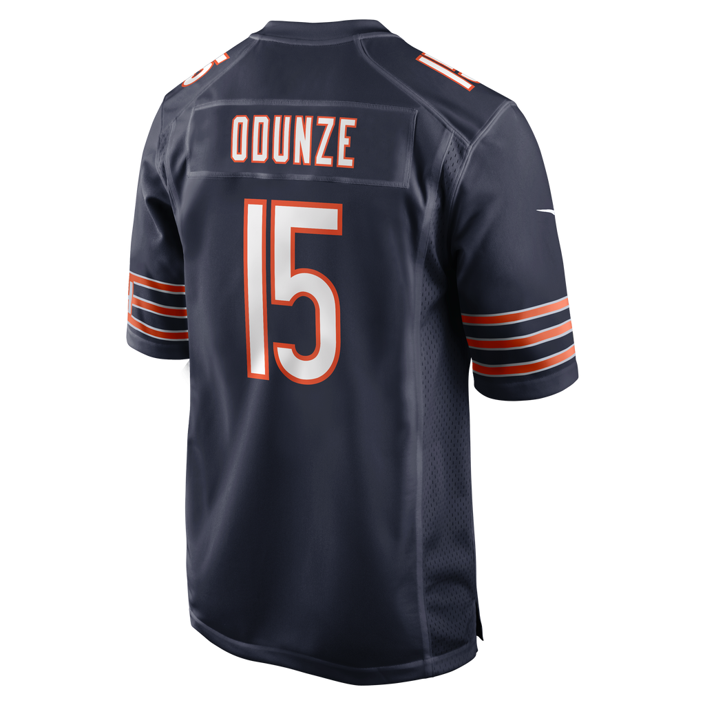 Men's Chicago Bears Rome Odunze Nike Navy  Player Game Jersey