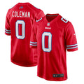 Men's Buffalo Bills Keon Coleman Nike  Red Alternate Game Jersey