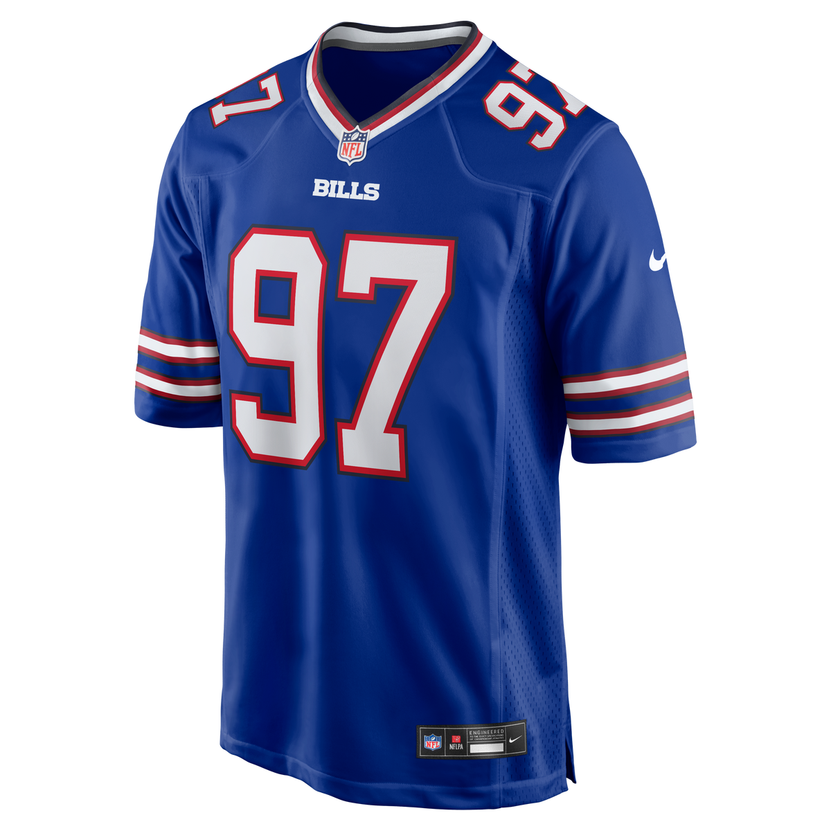 Men's Buffalo Bills Zion Logue Nike  Royal Team Game Jersey