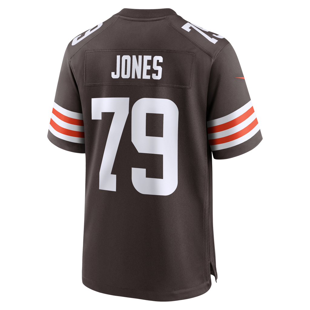 Men's Cleveland Browns Dawand Jones Nike  Brown Team Game Jersey