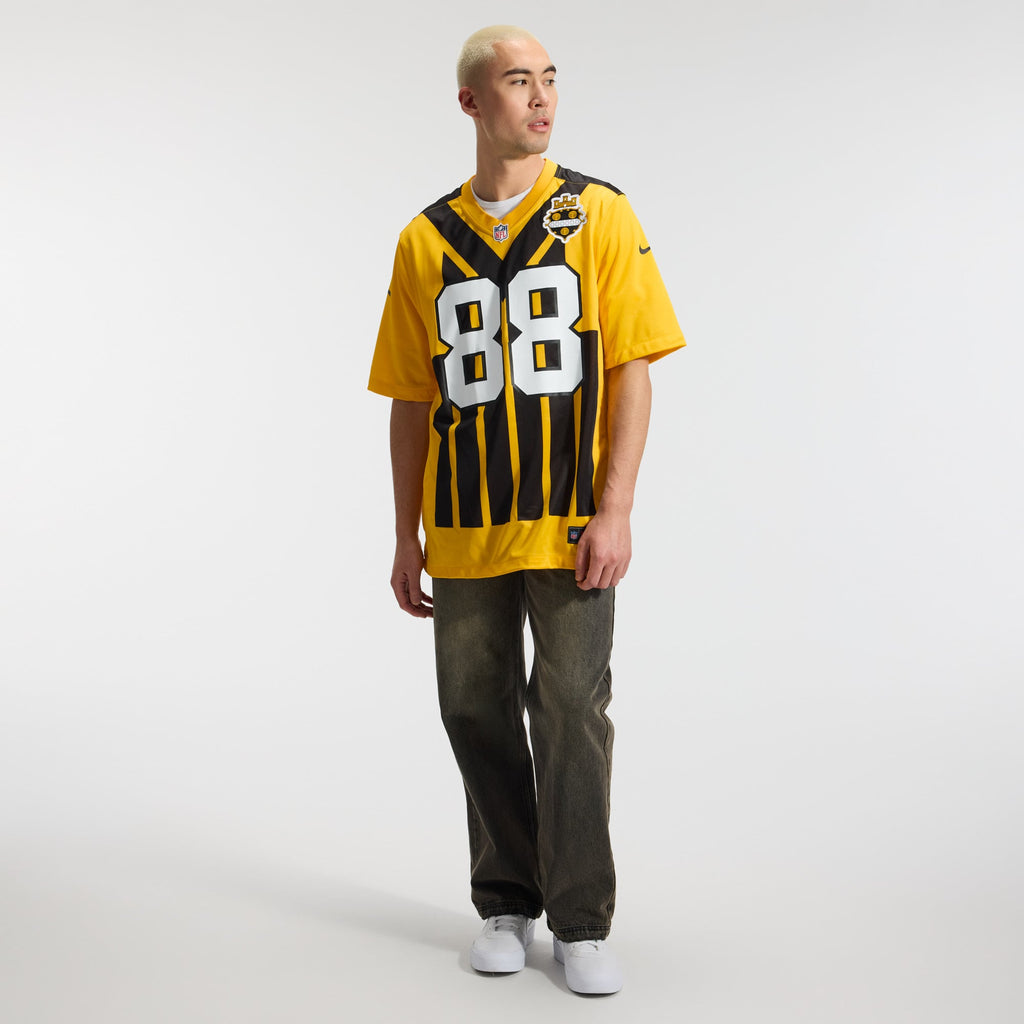 Men's Pittsburgh Steelers Pat Freiermuth Nike Black Game Jersey