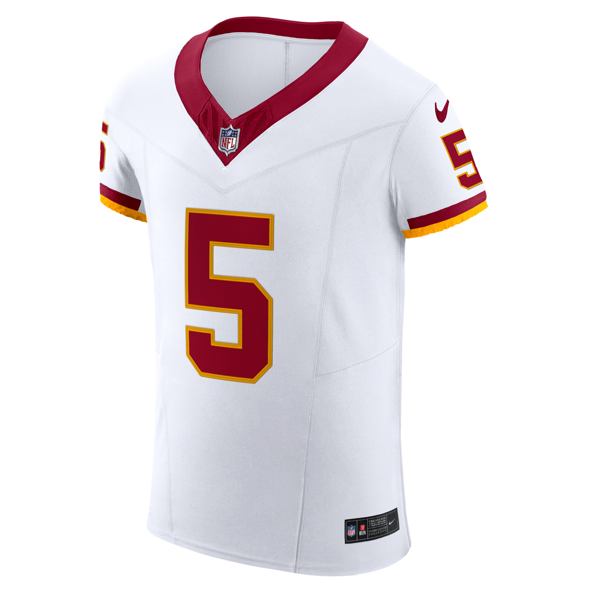 Men's Washington Commanders Jayden Daniels Nike White Alternate 2 Super Bowl Era Vapor F.U.S.E. Elite Jersey