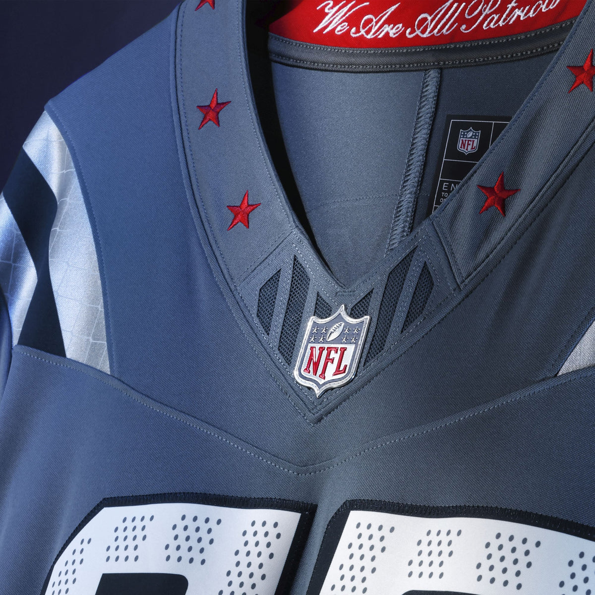 Men's New England Patriots Hunter Henry Nike Blue Rivalries Collection Stitched Limited Jersey