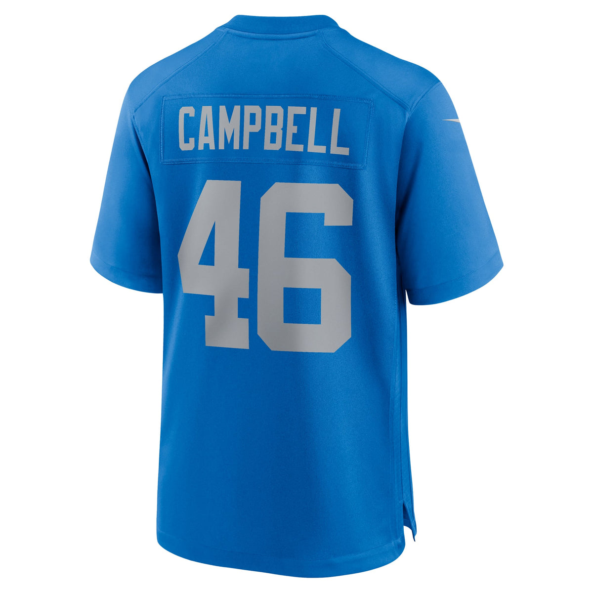 Men's Detroit Lions Jack Campbell Nike  Blue Alternate Game Jersey