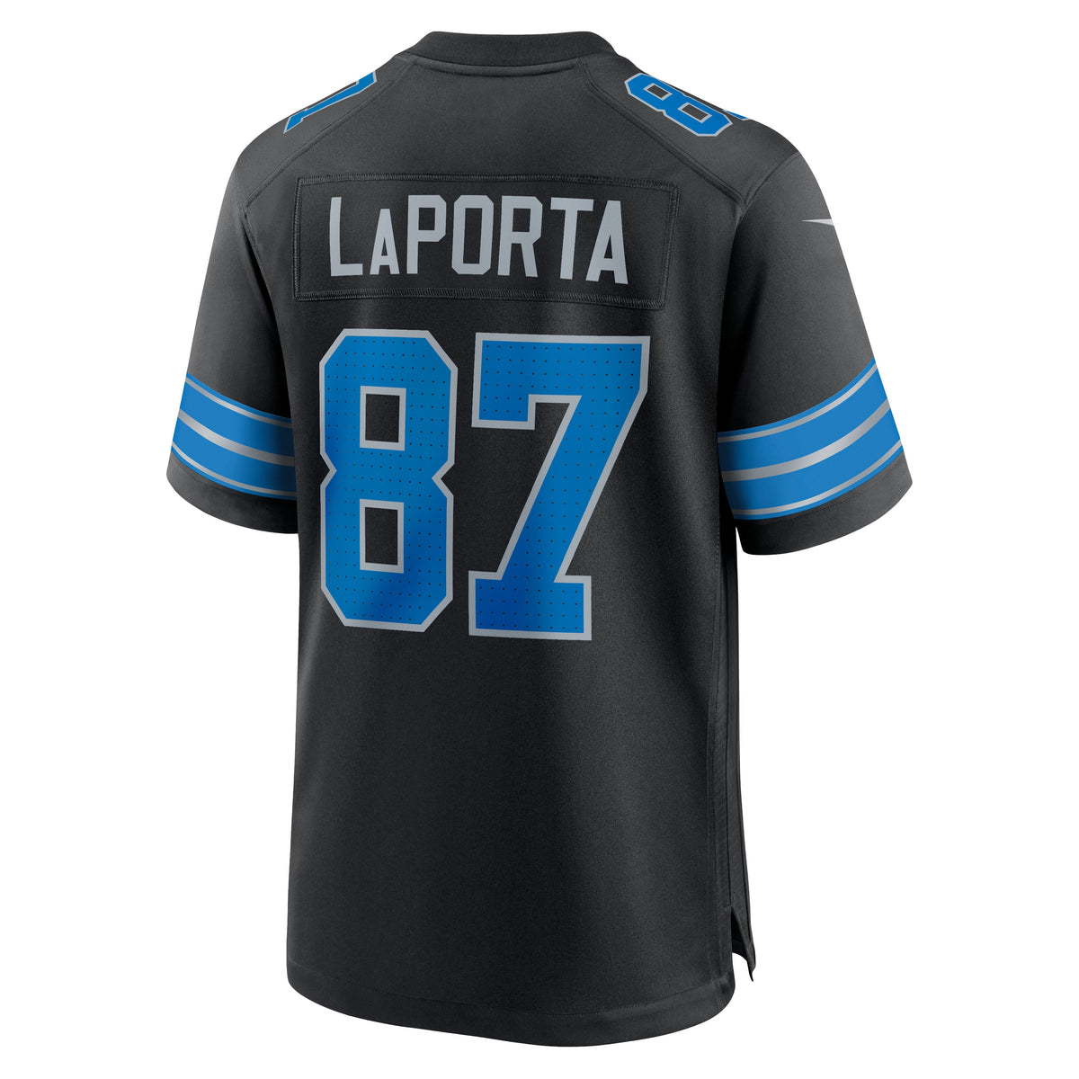 Men's Detroit Lions Sam LaPorta Nike Blue Game Jersey