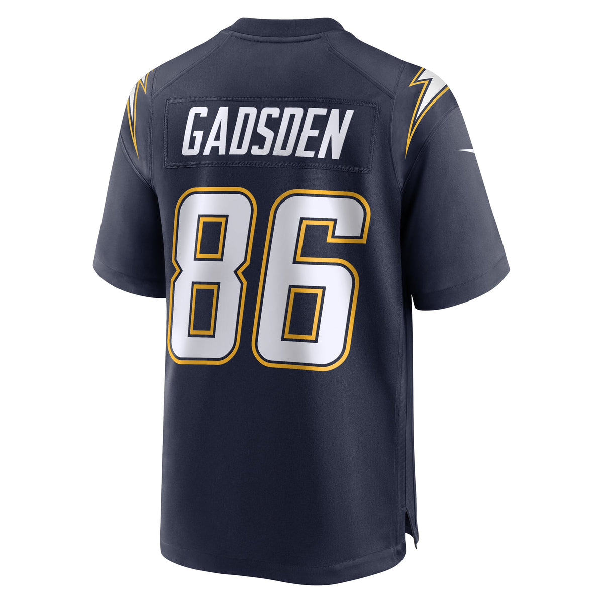 Men's Los Angeles Chargers Oronde Gadsden Nike  Gold Alternate Charger Power Game Jersey