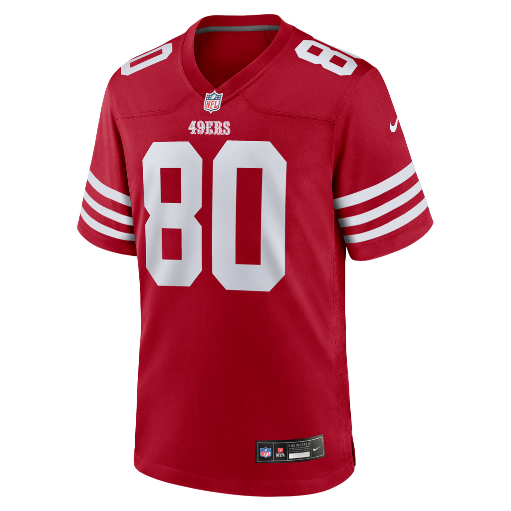 Men's San Francisco 49ers Jerry Rice Nike Scarlet Retired Game Player Jersey