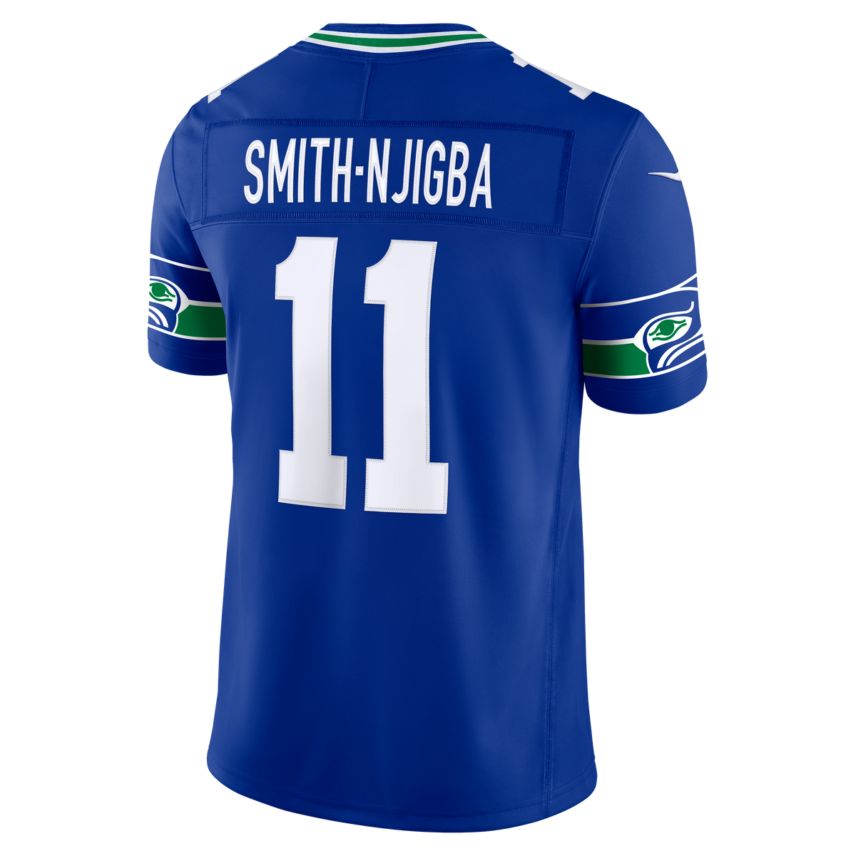 Men's Seattle Seahawks Jaxon Smith-Njigba Nike Royal Alternate Vapor F.U.S.E. Stitched Limited Jersey