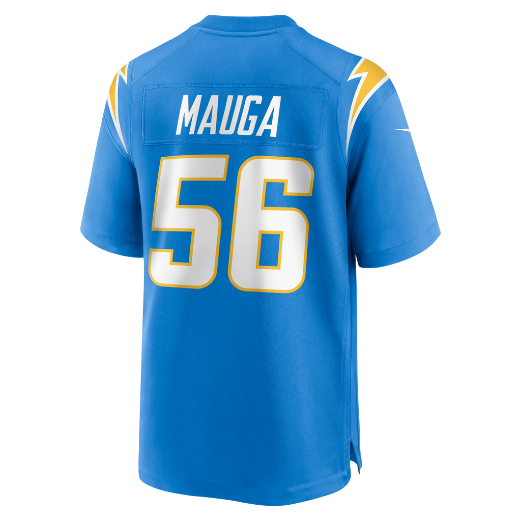 Men's Los Angeles Chargers Kanai Mauga Nike  Powder Blue Team Game Jersey