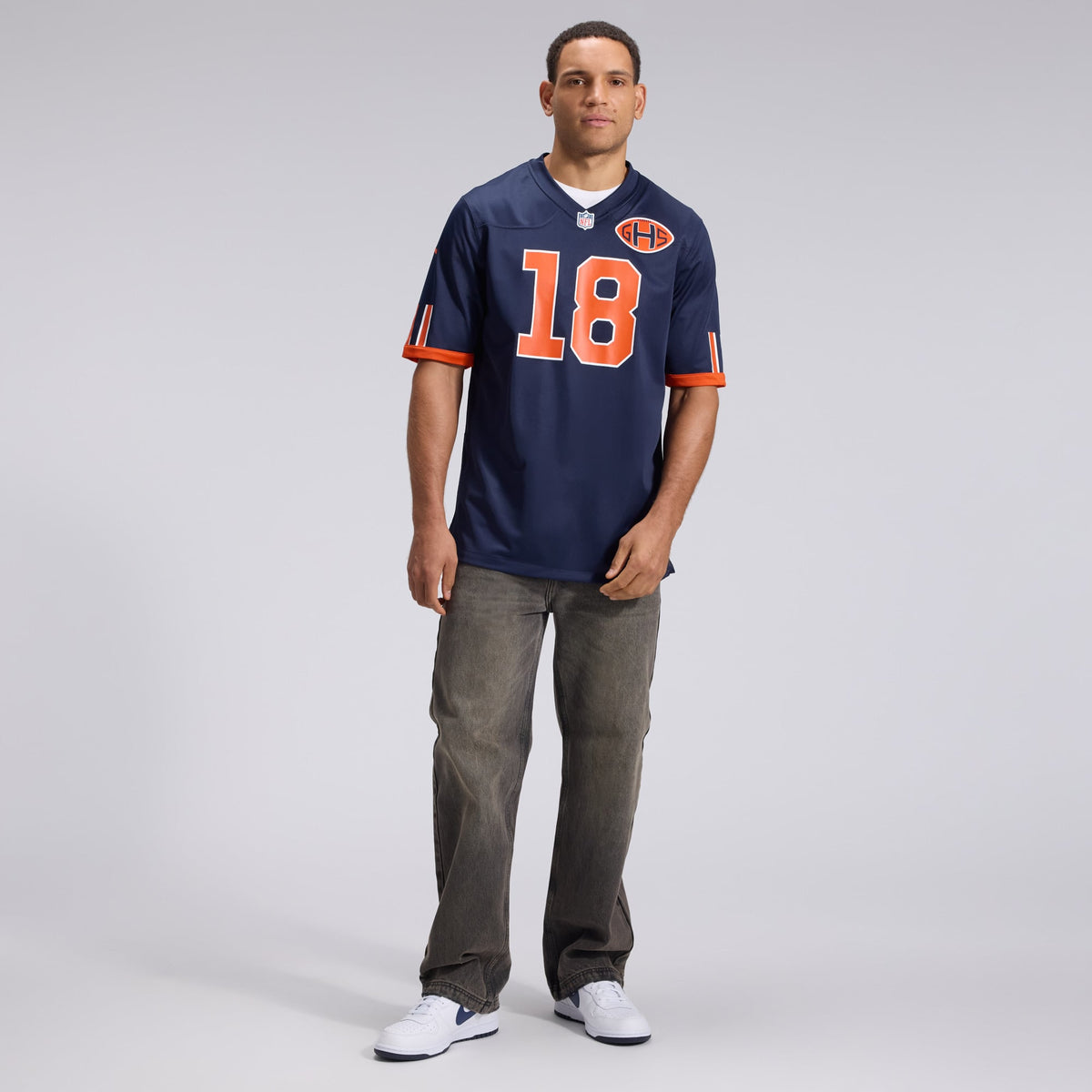 Men's Chicago Bears Caleb Williams Nike Navy 2026 Rivalries Collection Game Jersey
