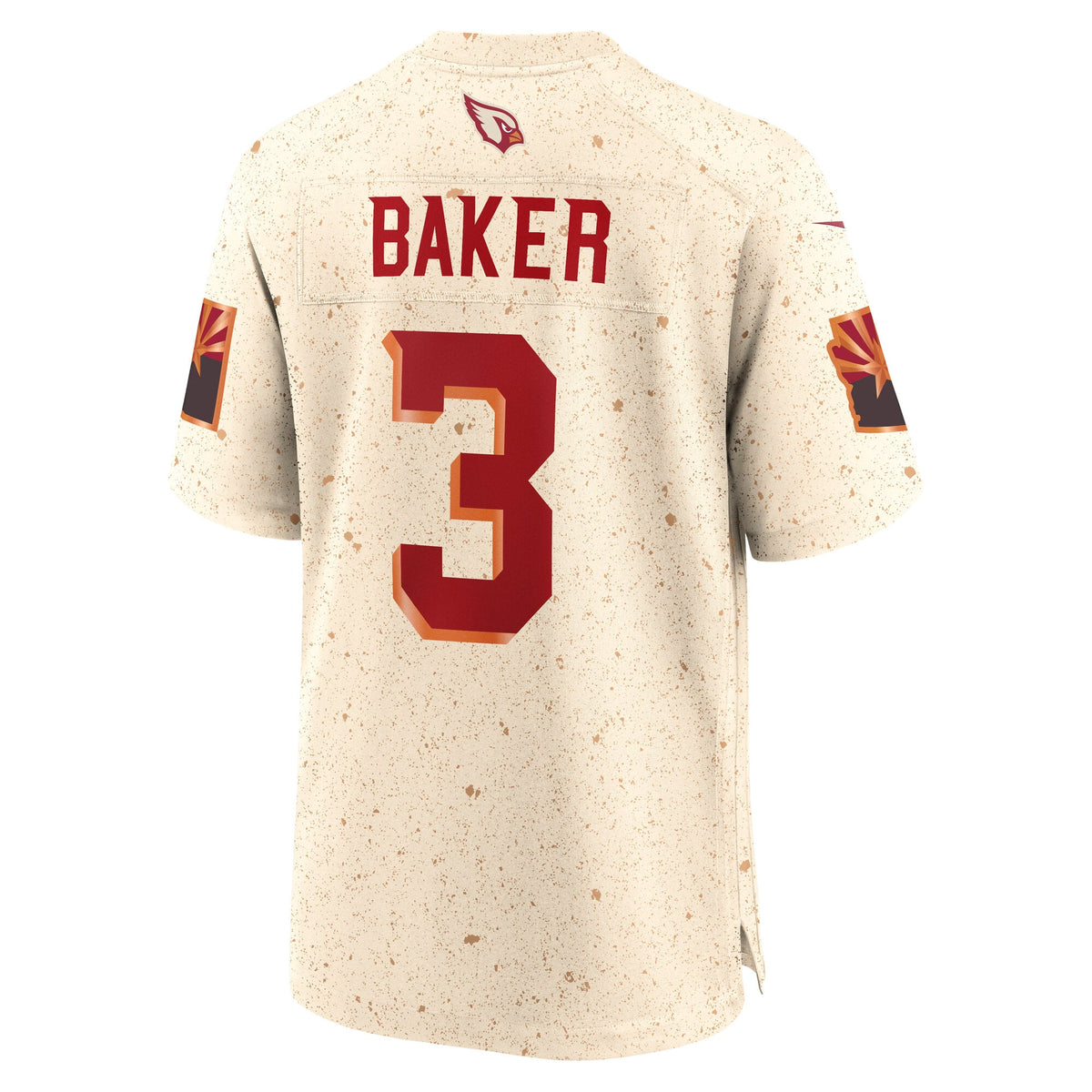 Men's Arizona Cardinals Budda Baker Nike Natural Rivalries Collection Game Jersey