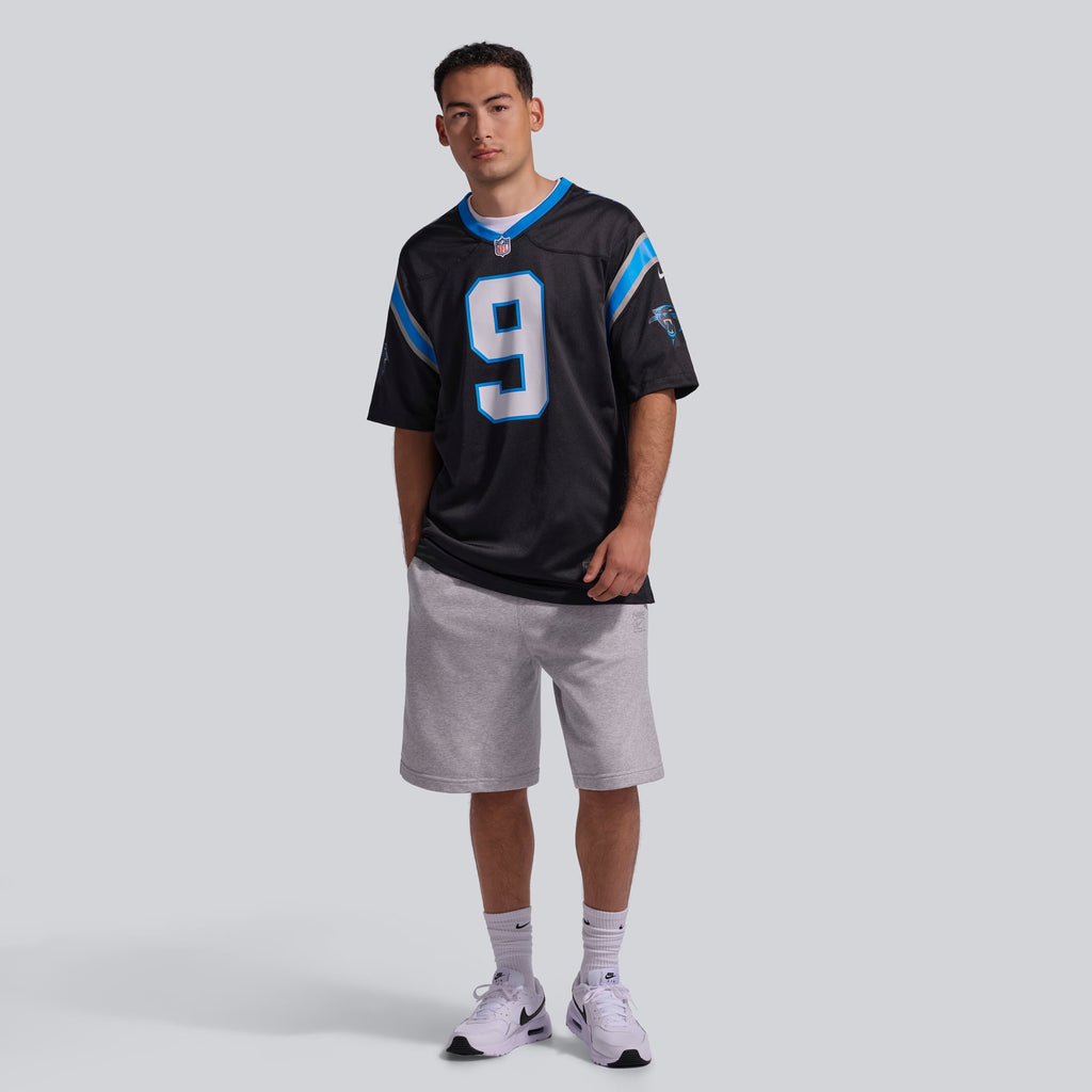 Men's Carolina Panthers Bryce Young Nike Black Team Game Jersey