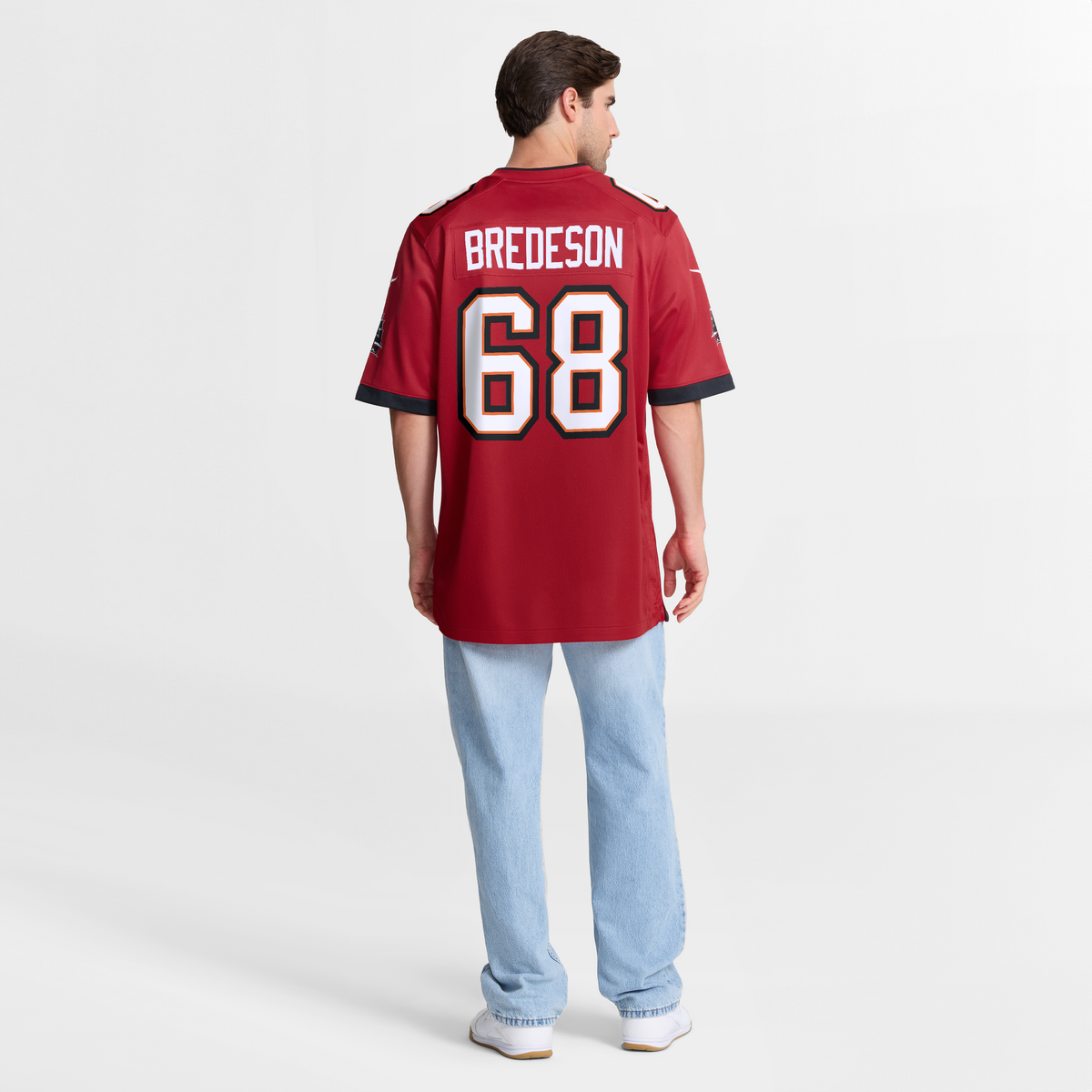 Men's Tampa Bay Buccaneers Ben Bredeson Nike  Red  Game Jersey