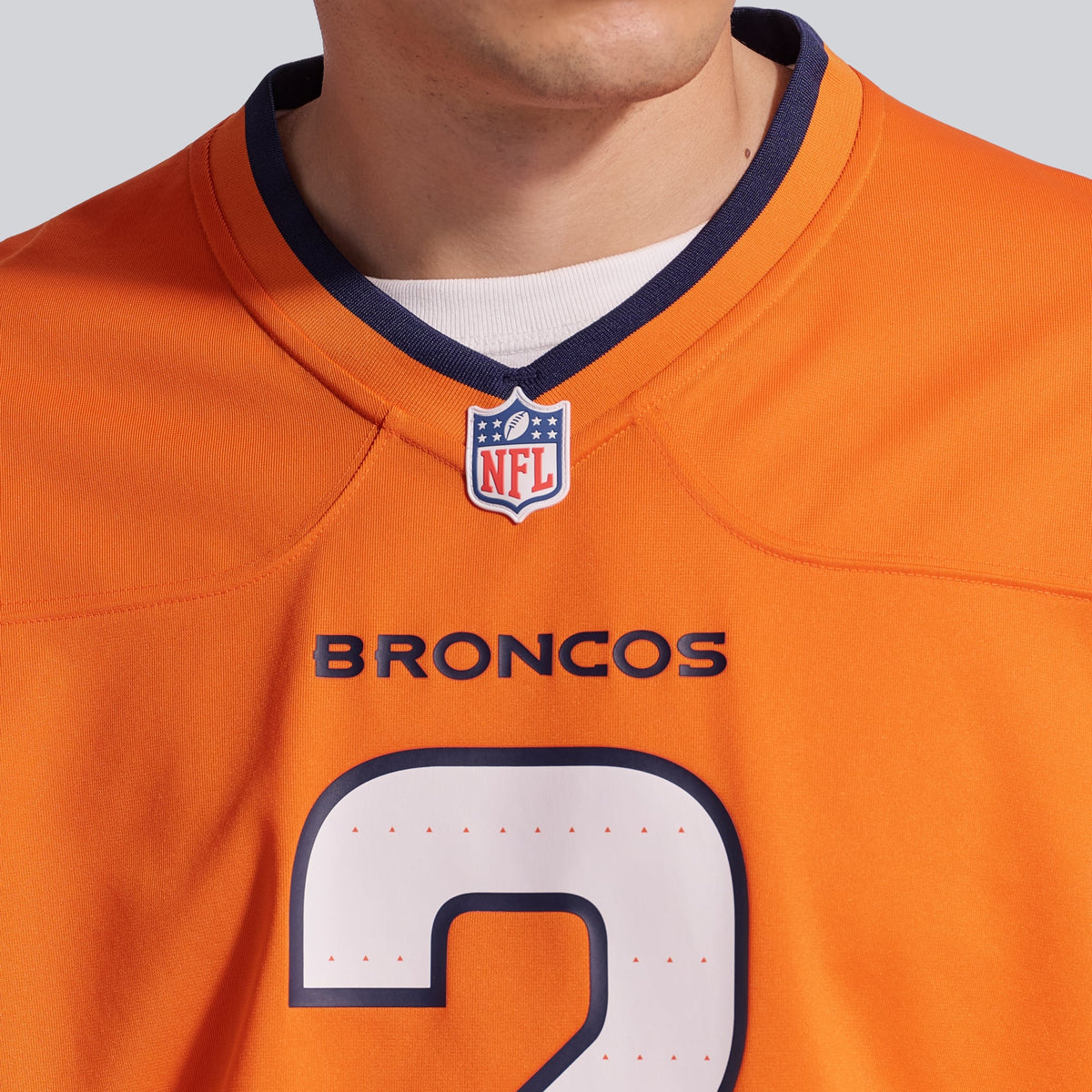 Men's Denver Broncos Patrick Surtain II Nike Orange Team Game Jersey