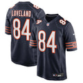 Men's Chicago Bears Colston Loveland Nike Navy Team Game Jersey