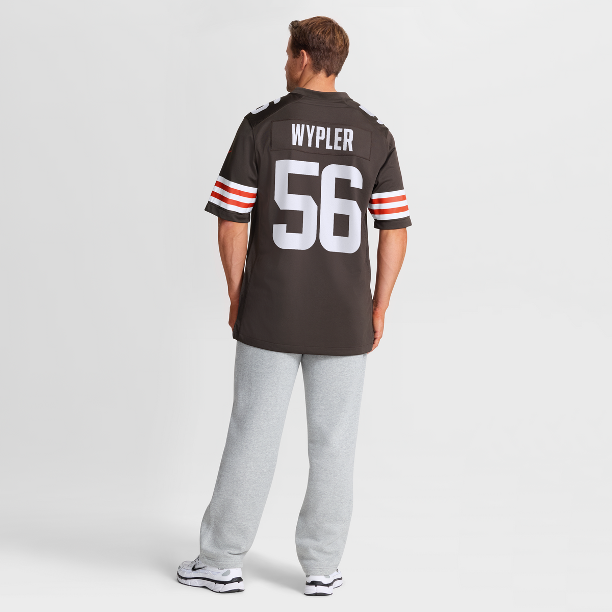 Men's Cleveland Browns Luke Wypler Nike  Brown Team Game Jersey