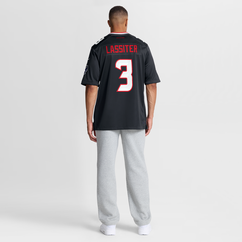 Men's Houston Texans Kamari Lassiter Nike  Navy Team Game Jersey