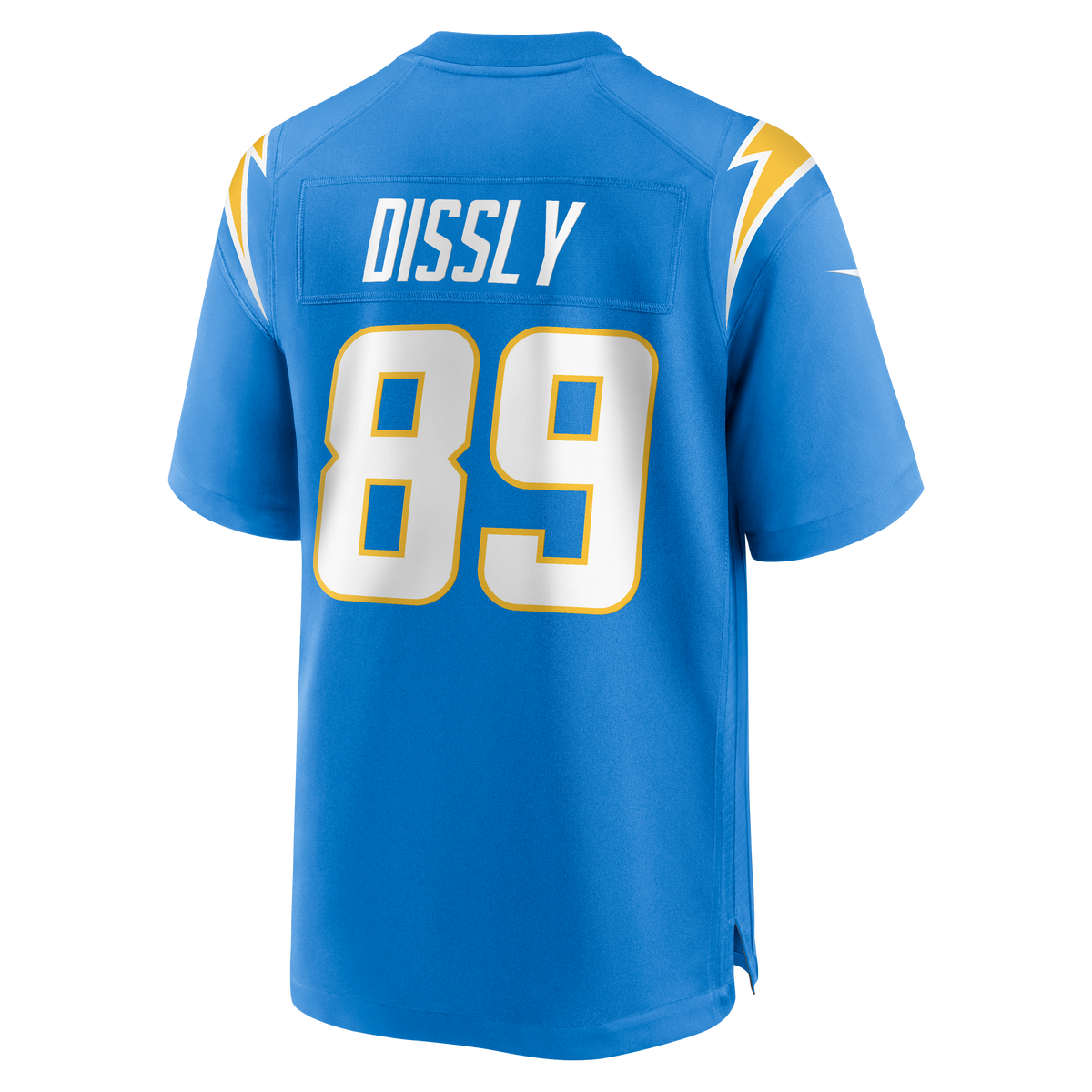 Men's Los Angeles Chargers Will Dissly Nike  Powder Blue Team Game Jersey