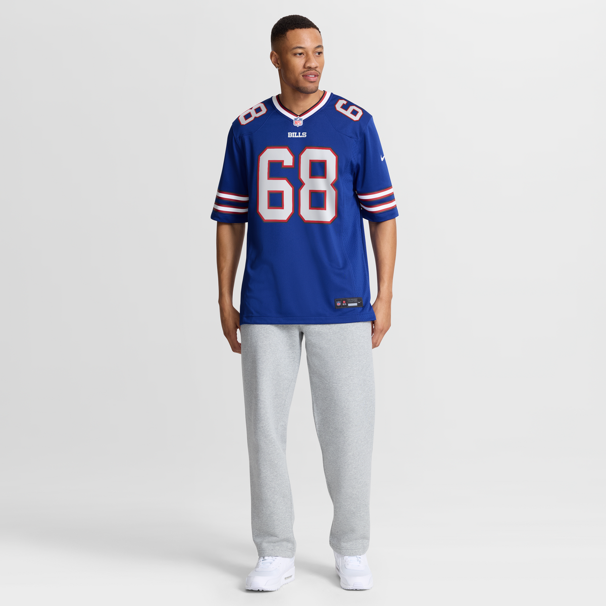 Men's Buffalo Bills Joe DeLamielleure Nike Royal Game Retired Player Jersey