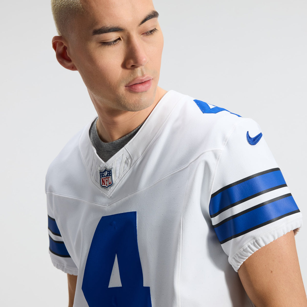 Men's Dallas Cowboys Dak Prescott Nike White Vapor F.U.S.E. Elite Jersey