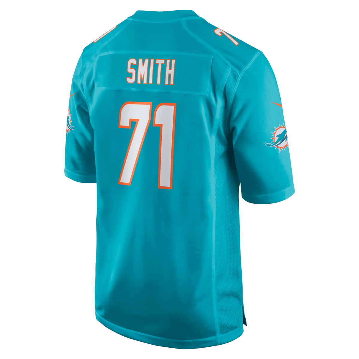 Men's Miami Dolphins Kion Smith Nike  Aqua  Game Jersey